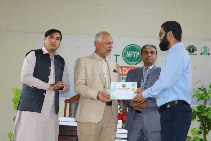 NFTP certificate distribution ceremony
