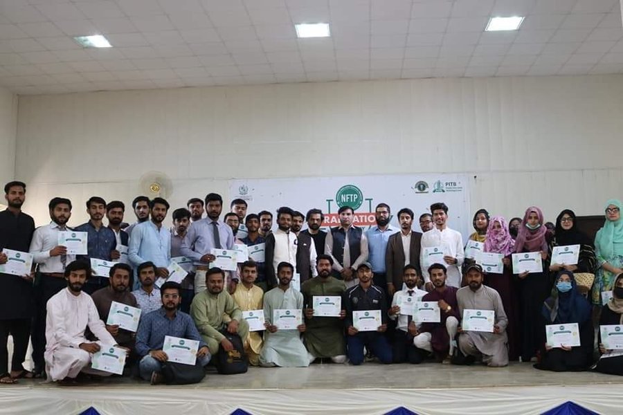 Group photograph from the first NFTP batch ceremony